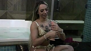 blonde slut gets naked after client wants discount for anal sex size doesn't matter shows blowjob bianca demarchi sheer red