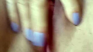 I feel so horny showing off my big natural tits in lingerie as a Brazilian milf