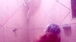 I feel so horny showing off my big natural tits in lingerie as a Brazilian milf