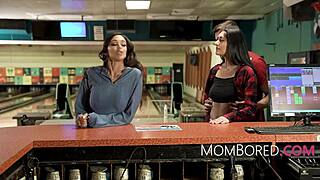 bowling alley free use date with stepmom and stepdaughter, you in?