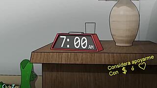 Beautiful redhead gets bent over and fucked doggystyle in hot cartoon action