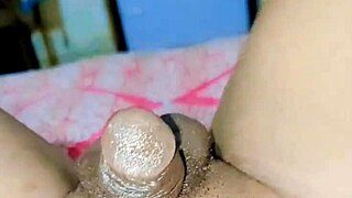 rubbing my limp little 18+ clitty and pissing in homemade solo tease 😈💦