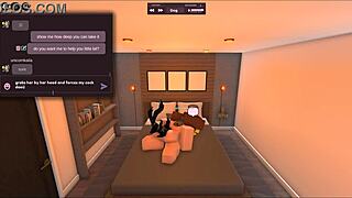 White Girl Cheats With BBC In Roblox Condo For Rough Hardcore Sex!