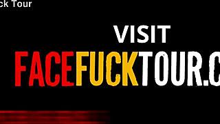 latina redhead shares an intense moment with a dramatic facial conclusion in this amateur clip