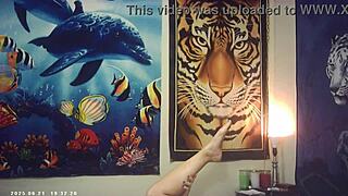 what's it like behind the scenes with asian babe facing italian pound machine pornstar in intergender match?