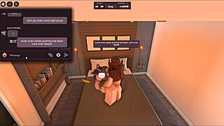 White Girl Cheats With BBC In Roblox Condo For Rough Hardcore Sex!