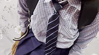 asian college girl dives into hardcore sex experiment!