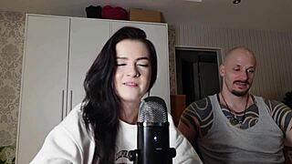 She casually chats with the petite brunette mistress about pegging questions. It turns into a sexy domination session in the room.