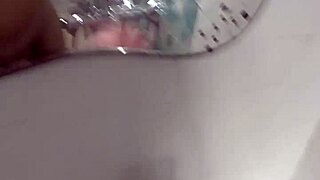 What happens when cute Indian soloboy enjoys bathroom fun with monster cock?