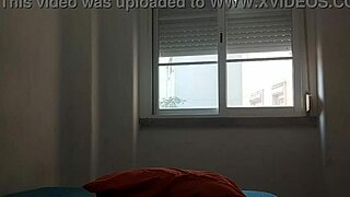 guy with monster cock milks in girlfriend's bed after travel 😏