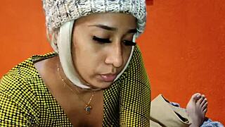 Stepmom and stepson share bed and have sex... oh god i didnt mean to cum like that