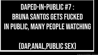 exotic brazilian beauty bruna santos gets fucked at the beach in public dap anal with huge gapes