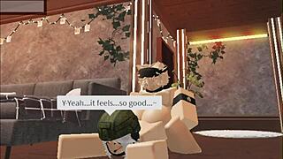 What happens when a cute blonde boy hooks up one on one with a soldier girl for blowjob and creampie?