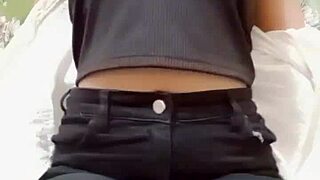 Beautiful indian girl enjoys fingering her tight pussy in homemade solo session