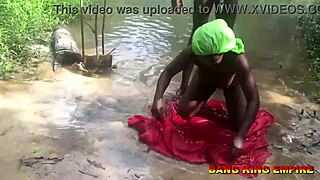 Amateur BBC pornstar turns African mid-year festival into outdoor sex party. He fucks village maiden with monster cock in ranch stream.
