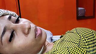 Stepmom and stepson share bed and have sex... oh god i didnt mean to cum like that