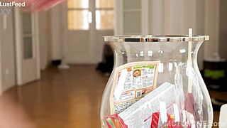 sweet teen homemade sex tape with petite brunette riding cock missionary style