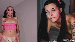 You ready to dominate this cumdumpster teen 18+ with rough pounding and deepthroat action?