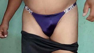 hey, can you watch me dancing in purple satin thong from victoria's secret?