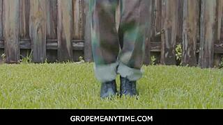 oh wow, in this freeuse fantasy game, hot teens dani blu and callie black become anytime sex options for the drill instructor with groping, blowjobs, and hardcore fucking