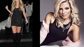 Mollie King shines in this celebrity contest guide part 1. She's all about that jerking off game action!