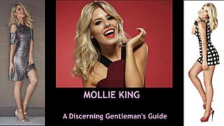 Mollie King shines in this celebrity contest guide part 1. She's all about that jerking off game action!