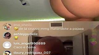 thick ass puertorican babe shows off natural tits on the6show insta pt 1 😏🍑