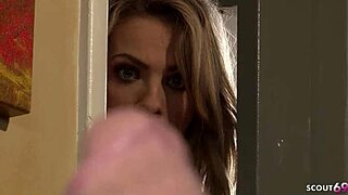 Blonde Teen Bailey Blue Takes First White Monster Cock in Anal Deepthroat Doggystyle Facial