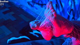 i'm svetlanna, teasing with my feet, legs, and toes in pantyhose, nylon, and sneakers – pov licking and sucking barefoot goddess style