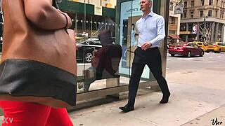 Beautiful Piece Of Chocolate with Cute Ebony Ass in Candid Hidden View