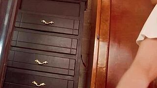 hidden camera catches big ass colombian changing clothes in secret