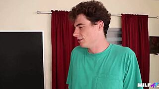 I'm banging my hot blonde milf teacher in the classroom with friends! 😈🍆