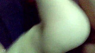 Mexican Teen Bent Over In Front Of Mirror At Hotel