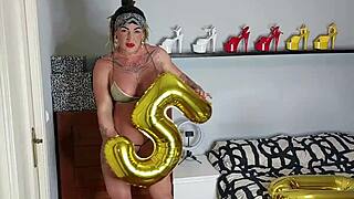 i'm the ultimate bitch getting vicious anal assfucking with deepthroat, rimjob, and squirting as muscular milf with big tits and clit 😈