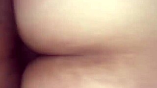 我的丰臀骚货终于给我肛门了！