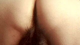 Wife Shows Big Natural Tits in First Time Homemade Yoga Session