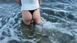 Why Not Meet Anonymous Brazilian on Beach and Invite for Full Tattoo Video on Red?