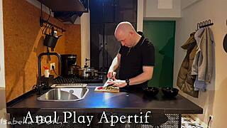 Redhead Girlfriend Ass Fucked in Jeans After Work Session