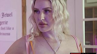 i love how busty blonde jenna starr uses her amazing natural big boobs to seduce robby echo