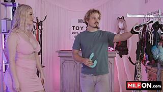 i love how busty blonde jenna starr uses her amazing natural big boobs to seduce robby echo