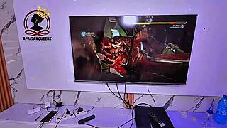 Does Big Booty Sandy Prefer Fucking That Monster Cock Over Playing PS4 in Doggystyle?