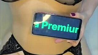 i slipped into my black lingerie and filmed my ass bouncing while riding reverse cowgirl with soft moans