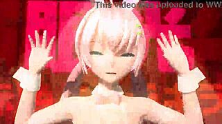 Megurine Luka boldly dominates as alien in project diva nude mod with full bunny costume