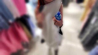 got a great surprise from my gf with cute redhead teen riding cowgirl in homemade quickie