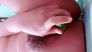 I can't believe how intense this creampie feels after my solo masturbation session builds up. It hits just right every time.