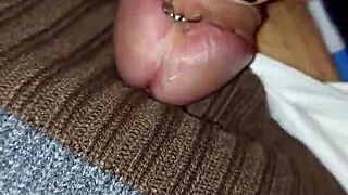 Hey, do you dig the piercings on my cute thigh-high socks as a femboy?