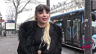 Naomie, a young French brunette, teases and seduces in this European amateur video with her slutty charm.