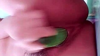 I can't believe how intense this creampie feels after my solo masturbation session builds up. It hits just right every time.