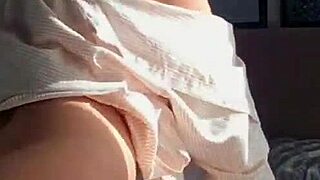 Young Teen Feels the Rush While Dancing and Masturbating Solo in Public Outdoor Spot