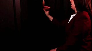 Student sucks cock at gloryhole for cumshot and swallow 😏🍆💦